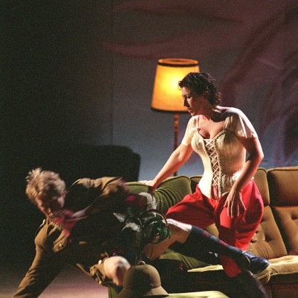 Clärchen und Hermann Baus: La Grande-Duchesse de Gérolstein (Marie-Ange Todorovitch und Markus Schäfer). styriarte 2003 &copy;&nbsp;Clärchen und Hermann Baus: La Grande-Duchesse de Gérolstein  (Marie-Ange Todorovitch und Markus Schäfer). styriarte 2003